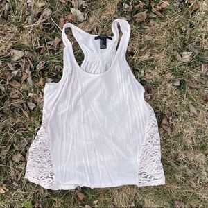 Forever 21 | Cream Lace Tank Top